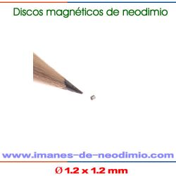 neodimio disco magnetización axial N40