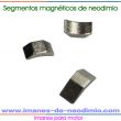 micro motor imanes de neodimio segmento